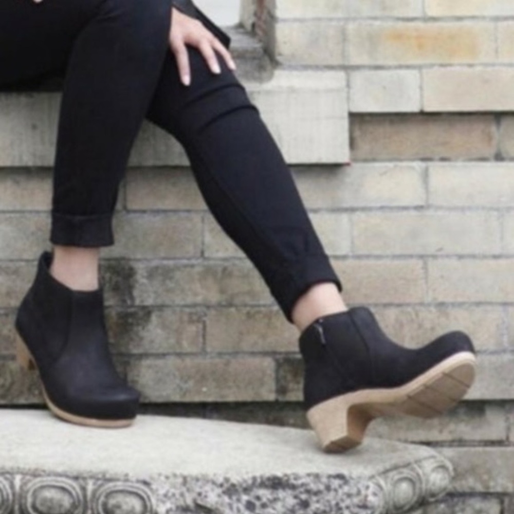 Dansko Black Ankle Boots